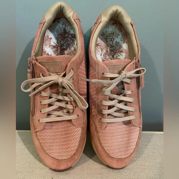 TRAQ by Alegria Womens Eazee (5602) Zipper Lace Sneaker- Adobe size 39 - Picture 3 of 10